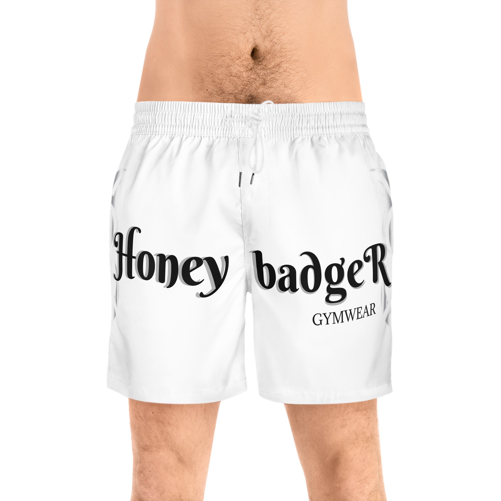 CHROME TRIBAL Swim Shorts (WHITE)