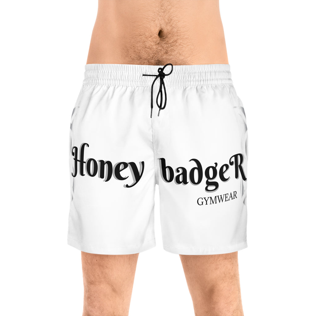 CHROME TRIBAL Swim Shorts (WHITE)