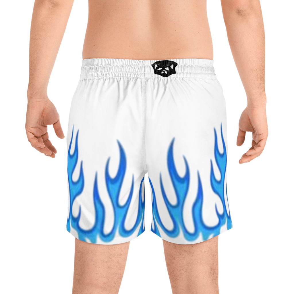 FLAME Swim/anywhere  SHORTS  (White/ Blue / Black)