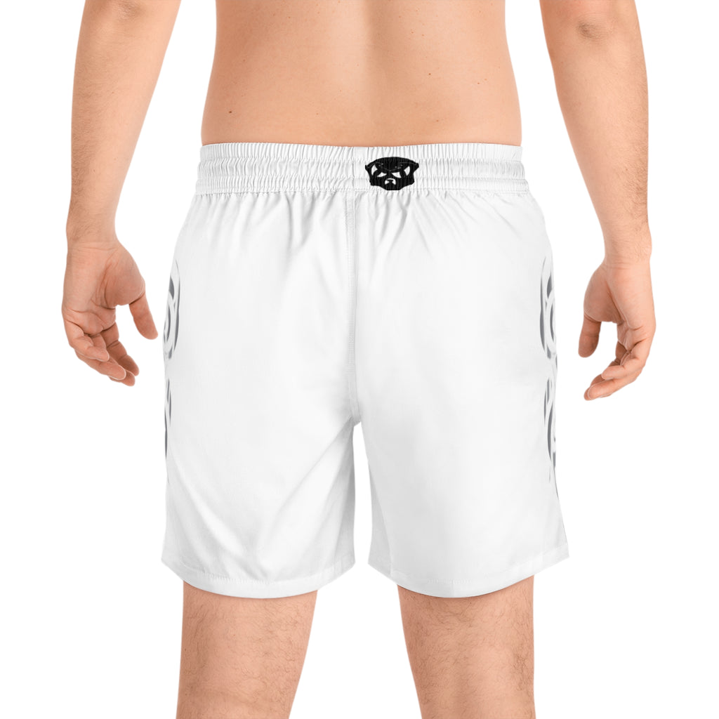 CHROME TRIBAL Swim Shorts (WHITE)