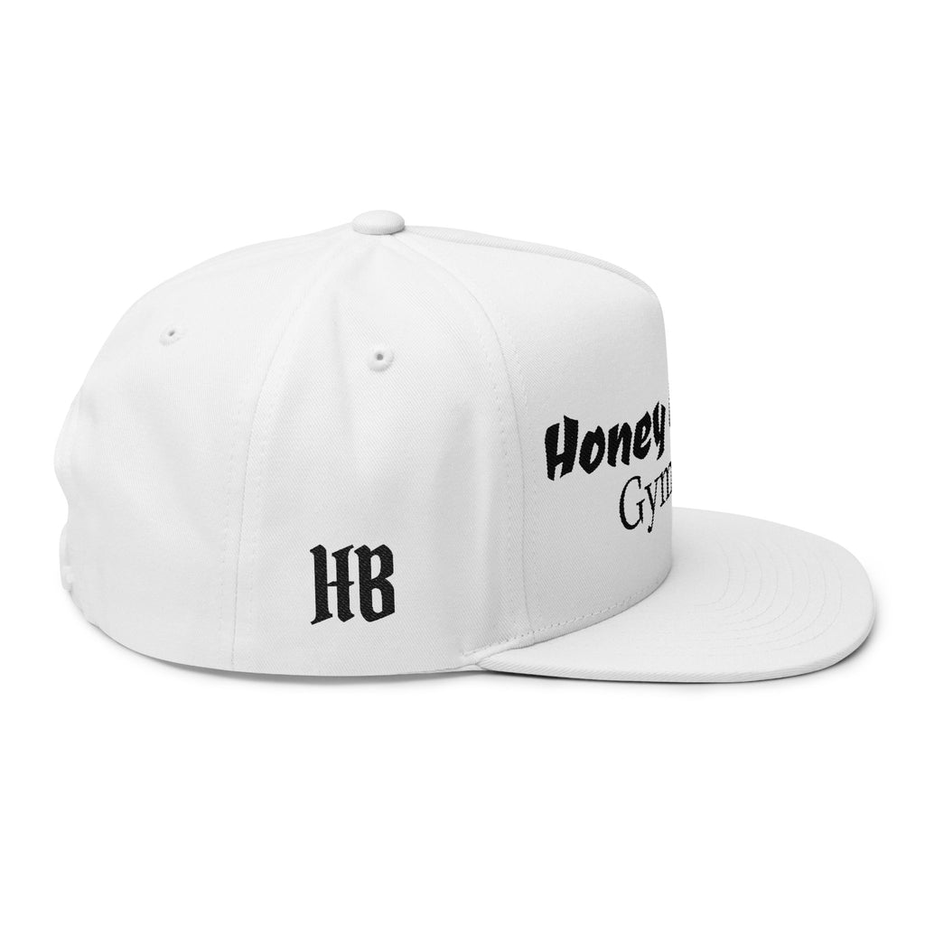 O.G HB-flatbrim hat WHITE-OUT (Adjustable)