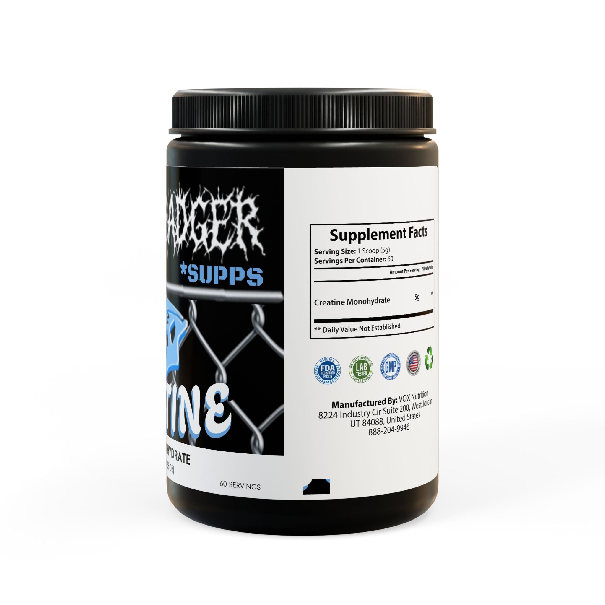 CREATINE Monohydrate Supplement (300g, 10.58oz)