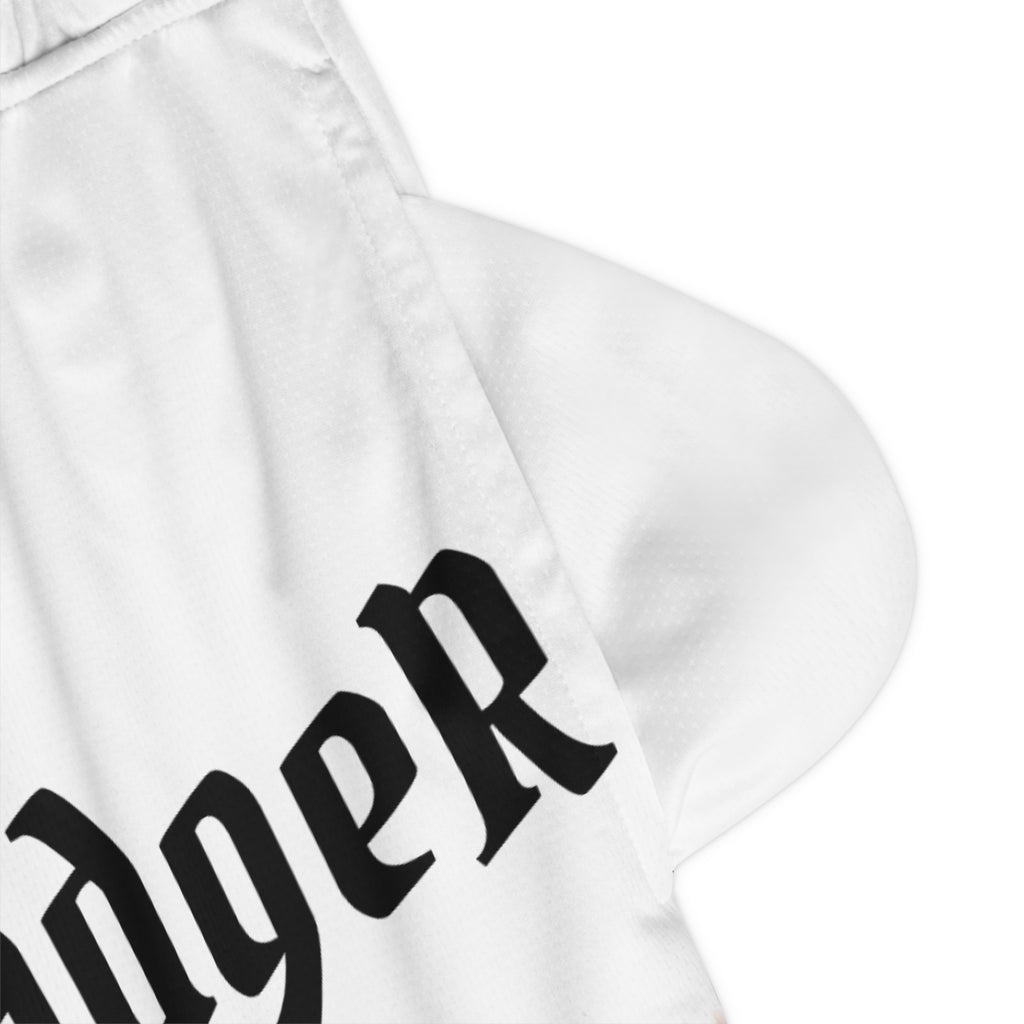 FLAME Shorts (White/ Orange/ Black)