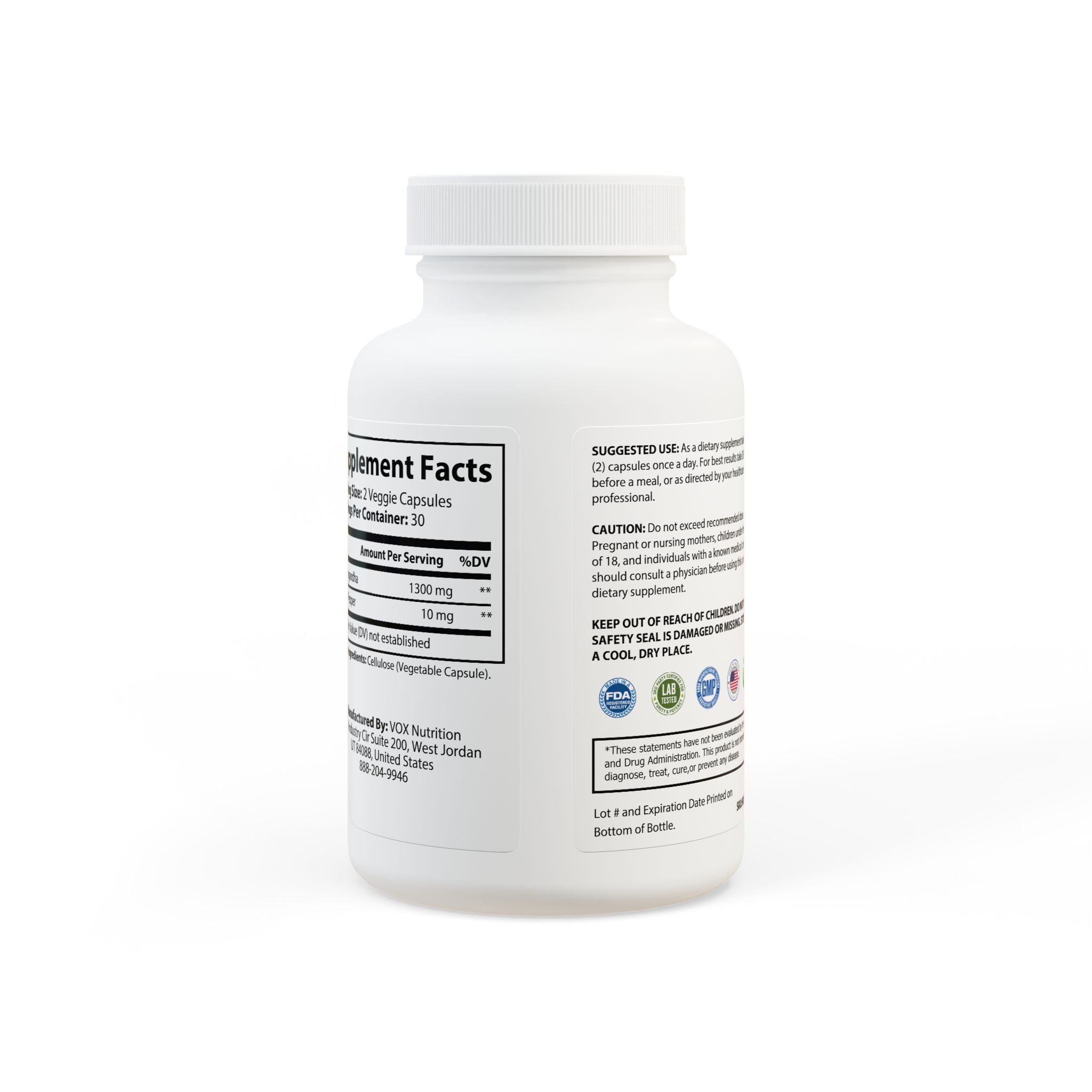 Ashwagandha Supplement (60 capsules)