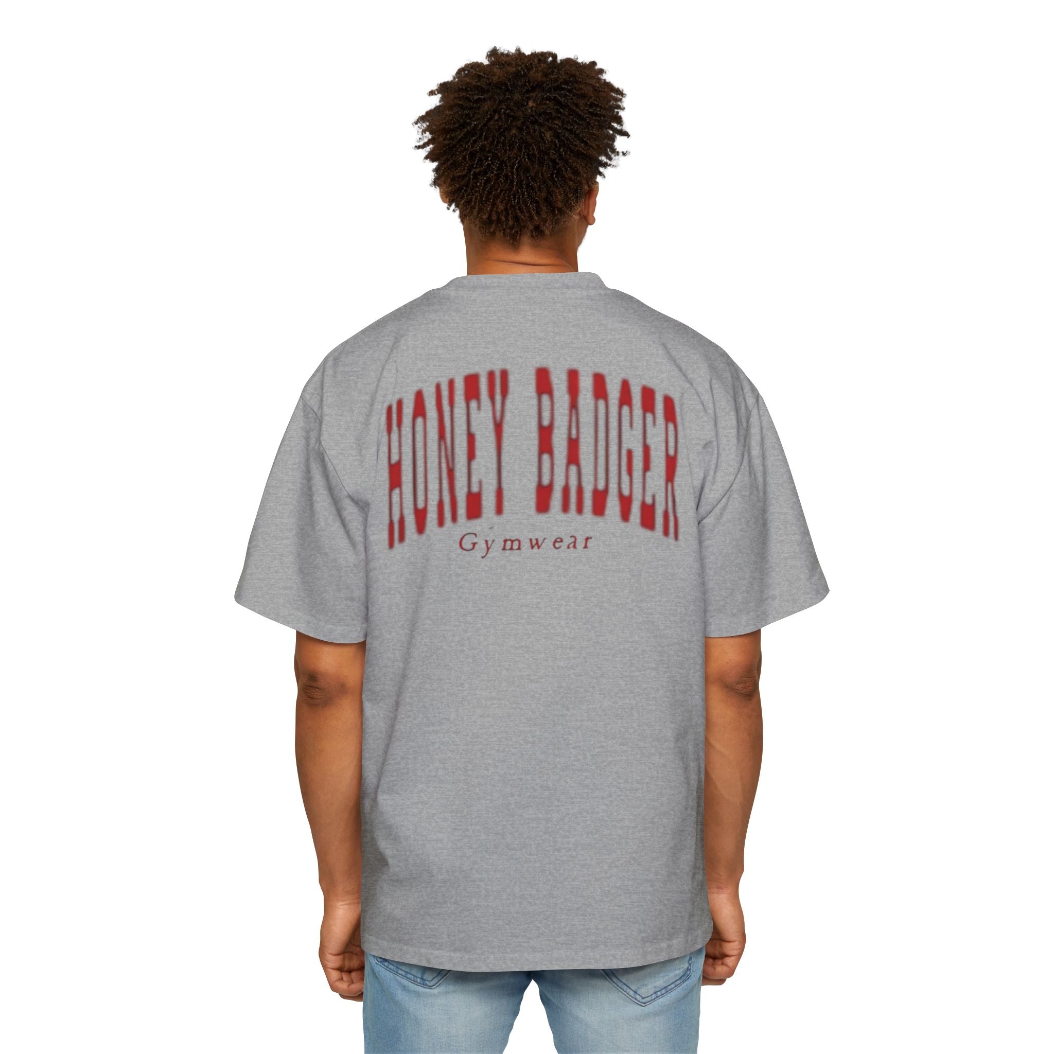 Oversized tee version of PUMP COVER (red)