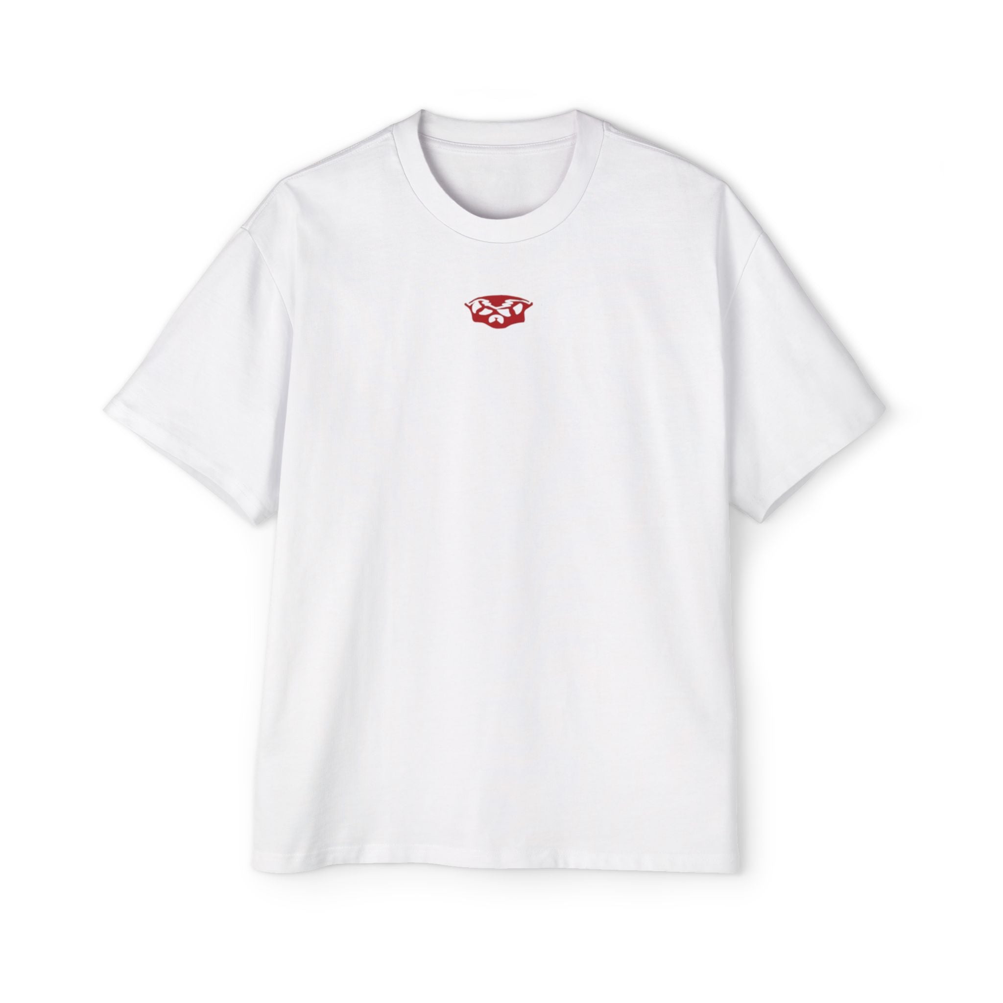 Oversized tee version of PUMP COVER (red)
