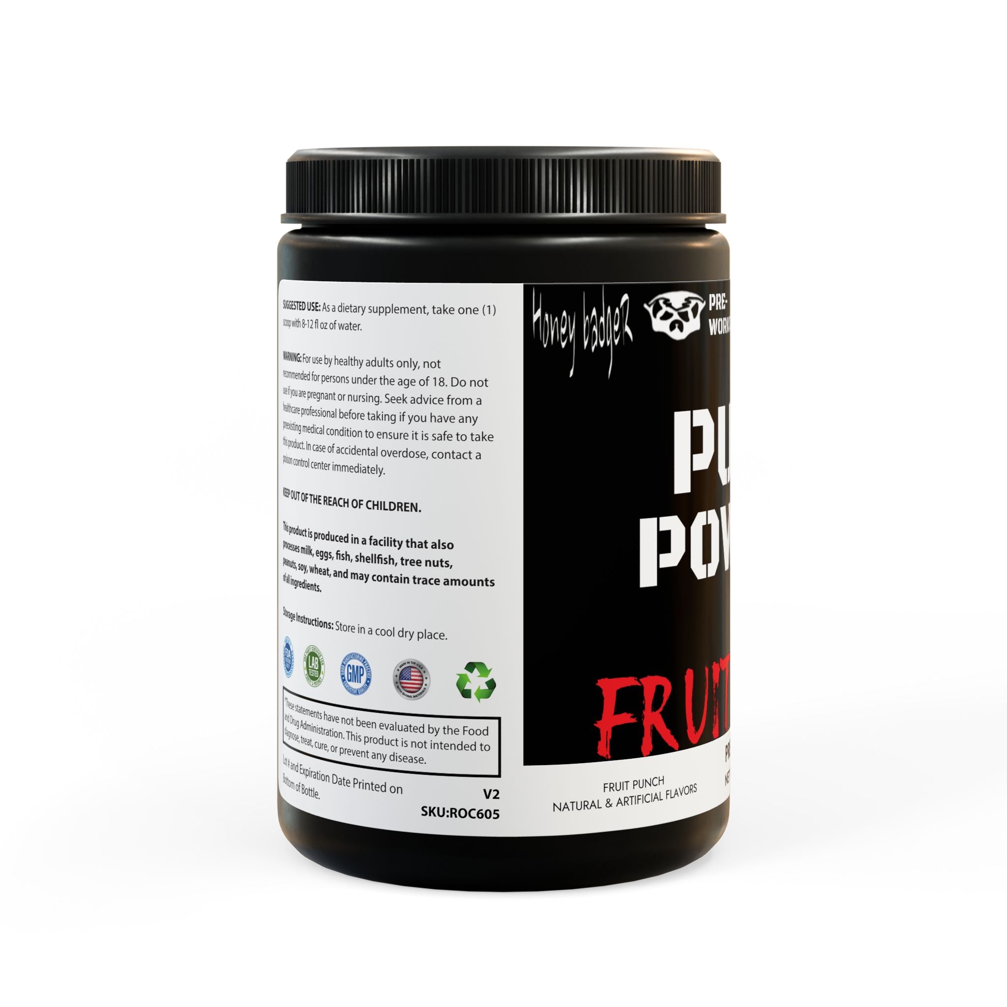 PUMP POWDER Edition of HB Fruit Punch PRE-WORKOUT