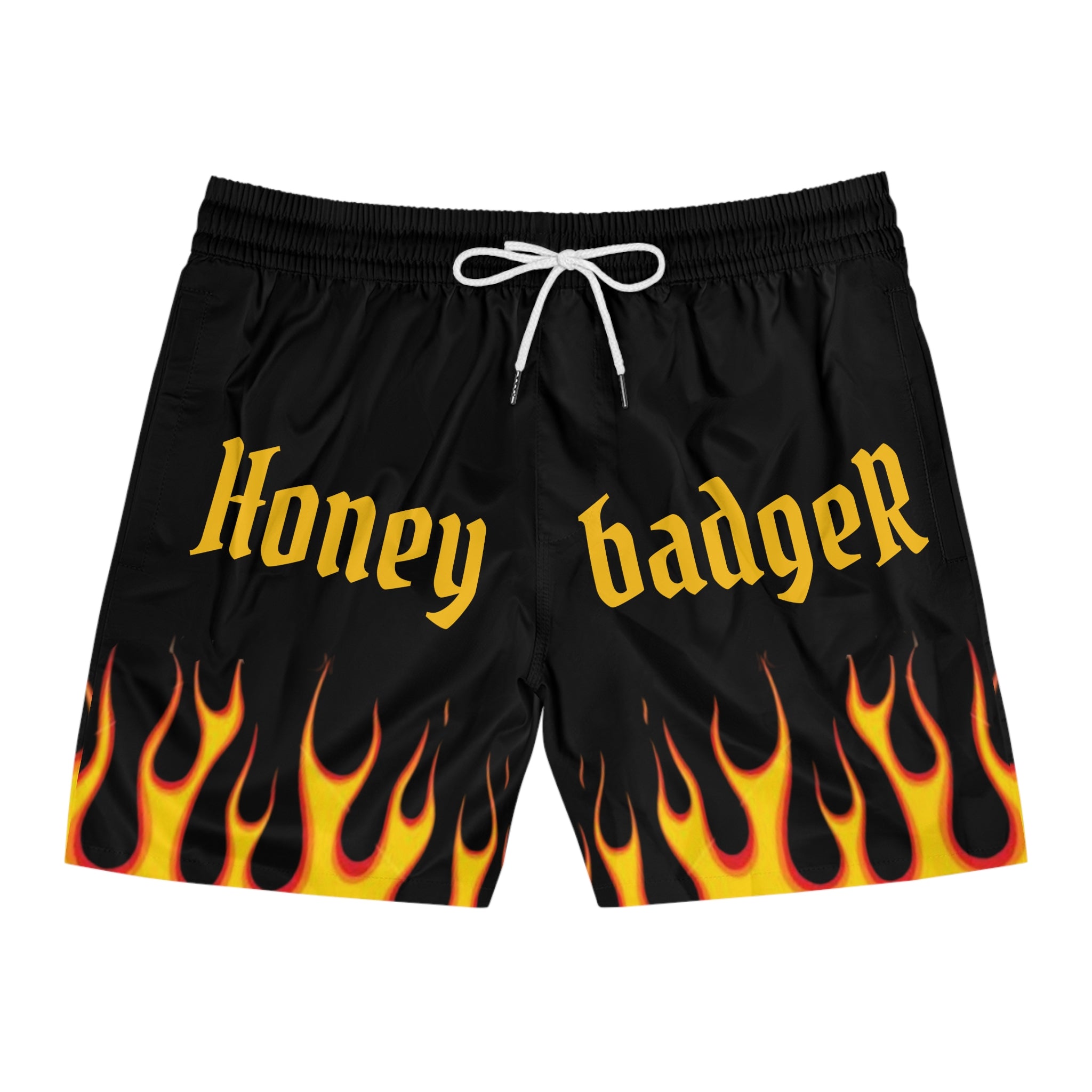 FLAME Swim/anywhere  SHORTS  (Black/ Orange)