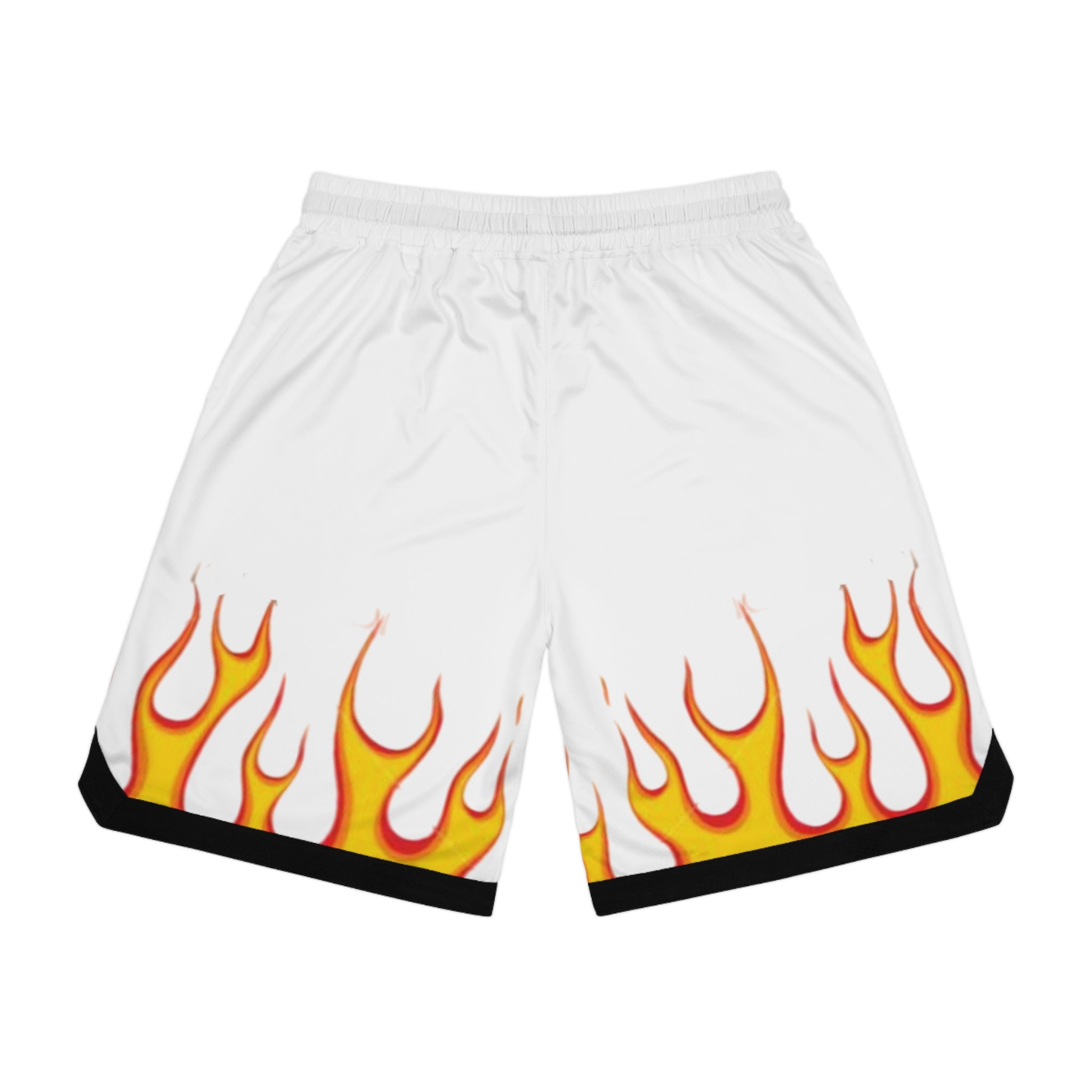 FLAME Shorts (White/ Orange/ Black)