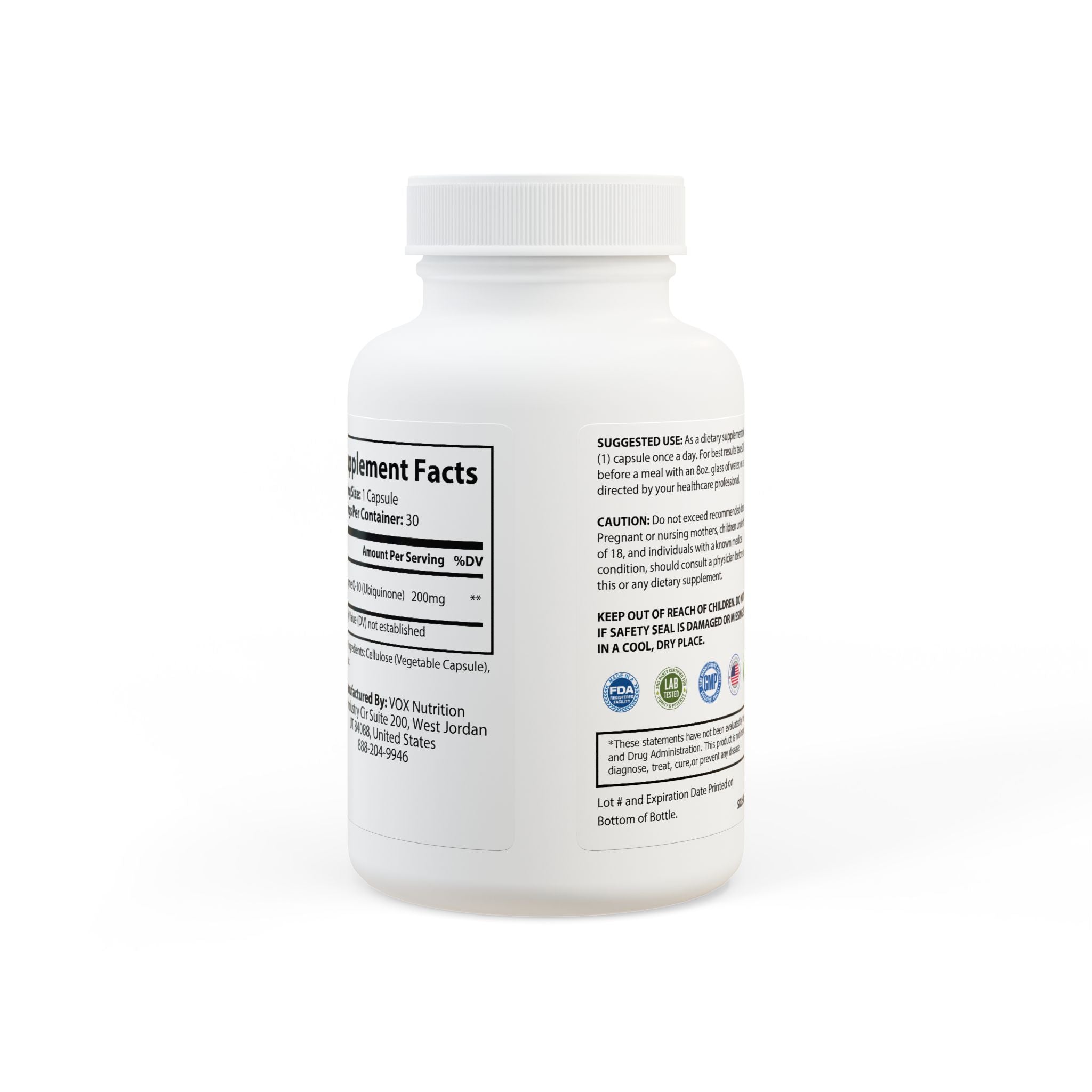 UBIQUINONE  Supplement (30 Capsules)(COQ10)
