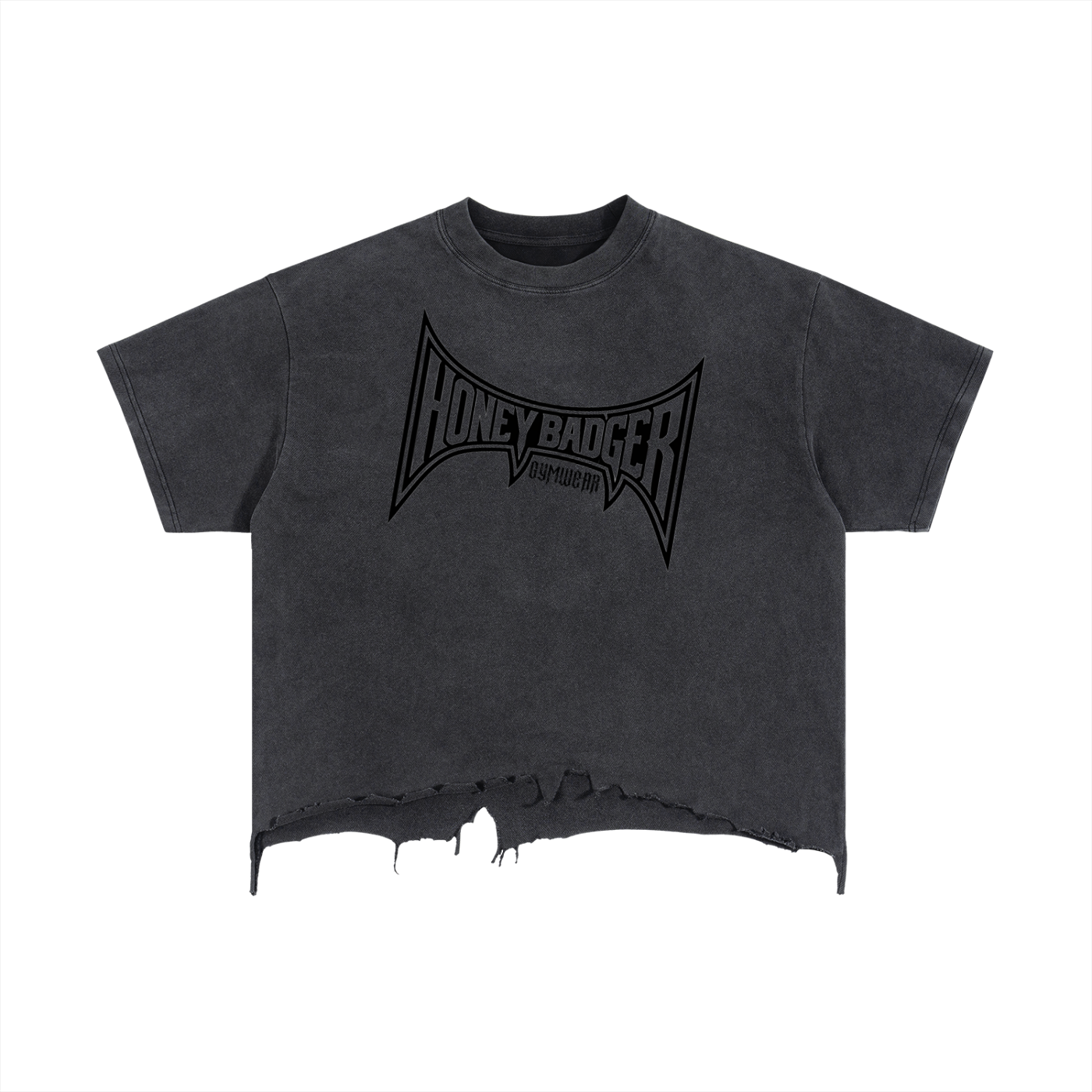 DEFIANCE Boxy Distressed T-Shirt