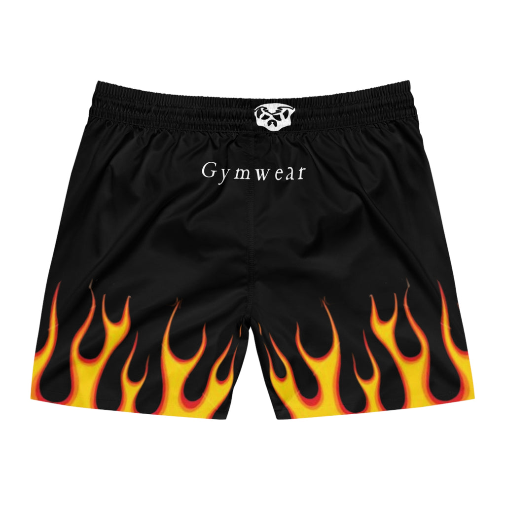 FLAME Swim/anywhere  SHORTS  (Black/ Orange / White)