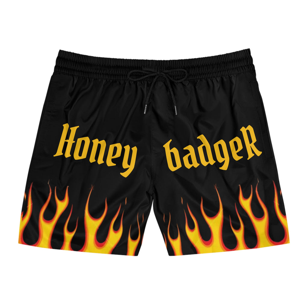 FLAME Swim/anywhere  SHORTS  (Black/ Orange)