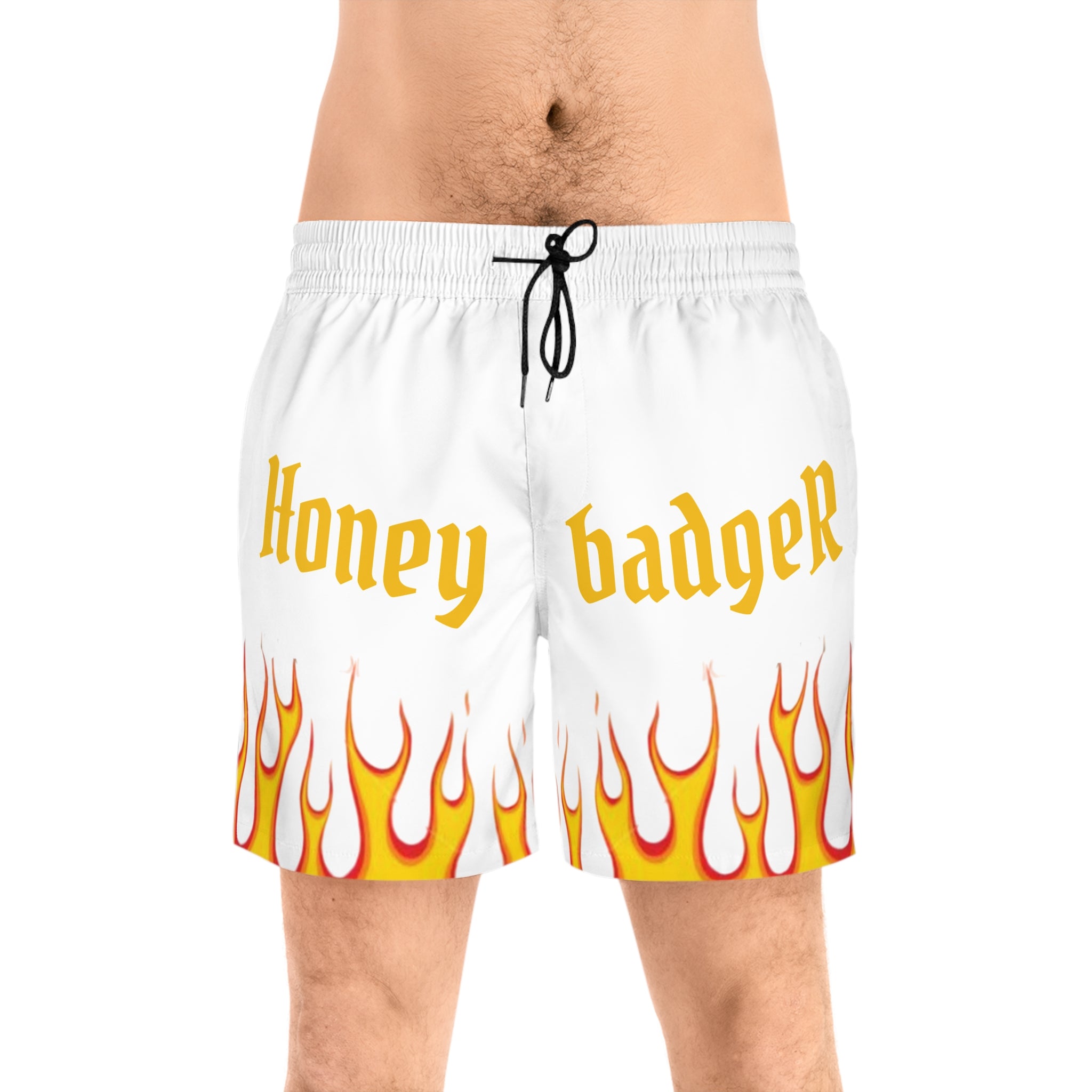 FLAME Swim/anywhere  SHORTS  (White/ Orange / Orange)