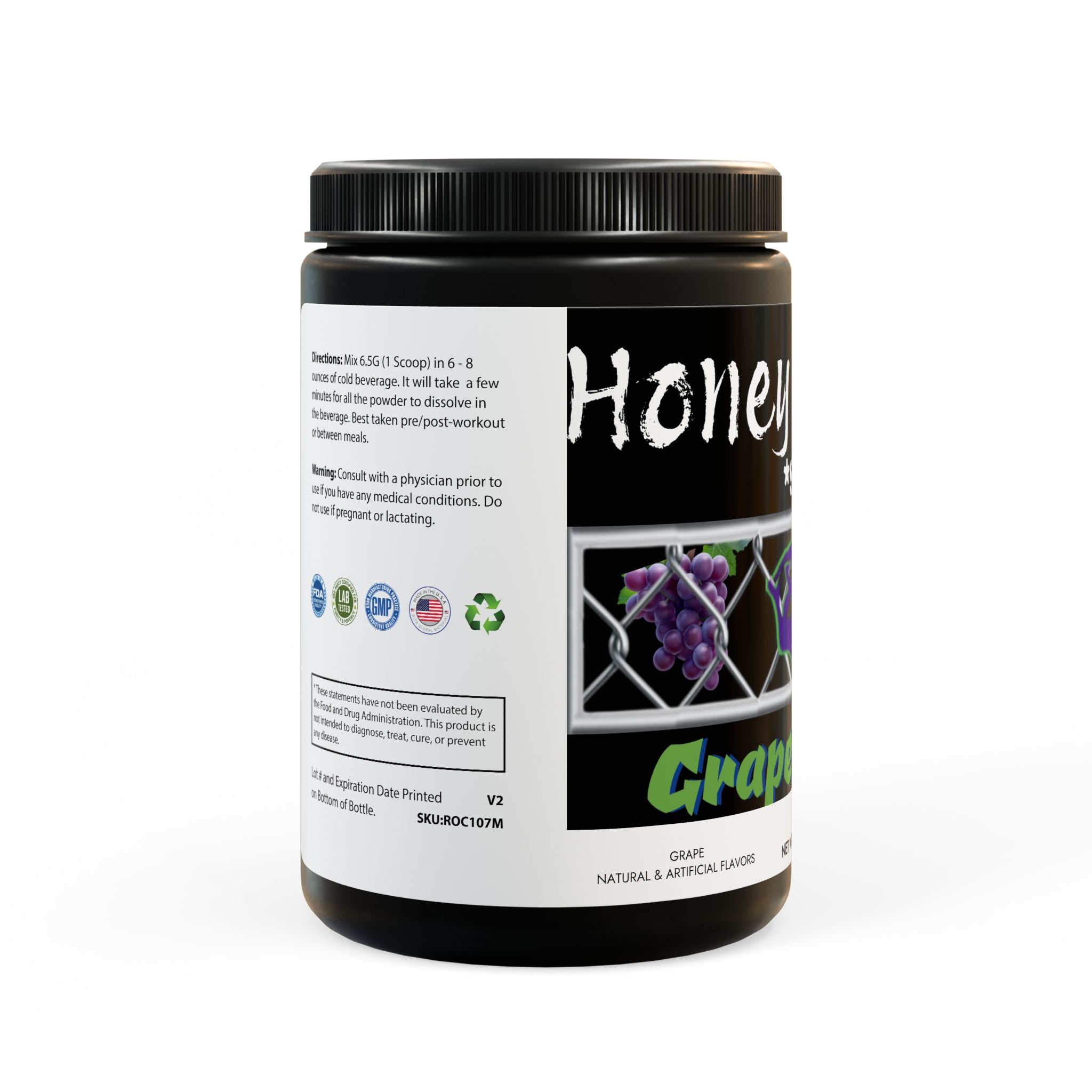 BCAA Supplement, Grape (325g, 11.46oz, 50 servings)