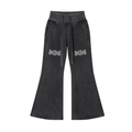 Womens Y2K Vintage Washed Flared Sweats