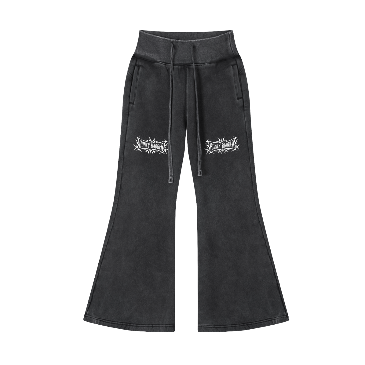 Womens Y2K Vintage Washed Flared Sweats