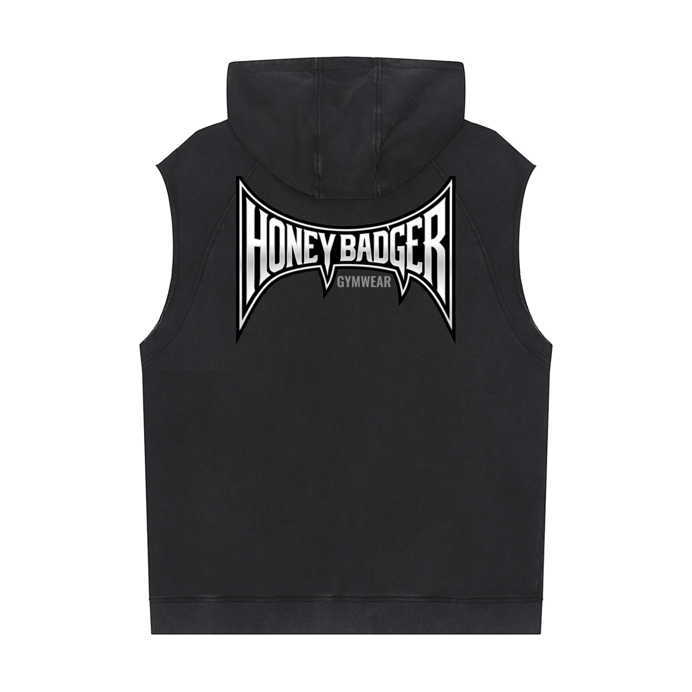 DEFIANCE Snow Washed Sleeveless Hoodie