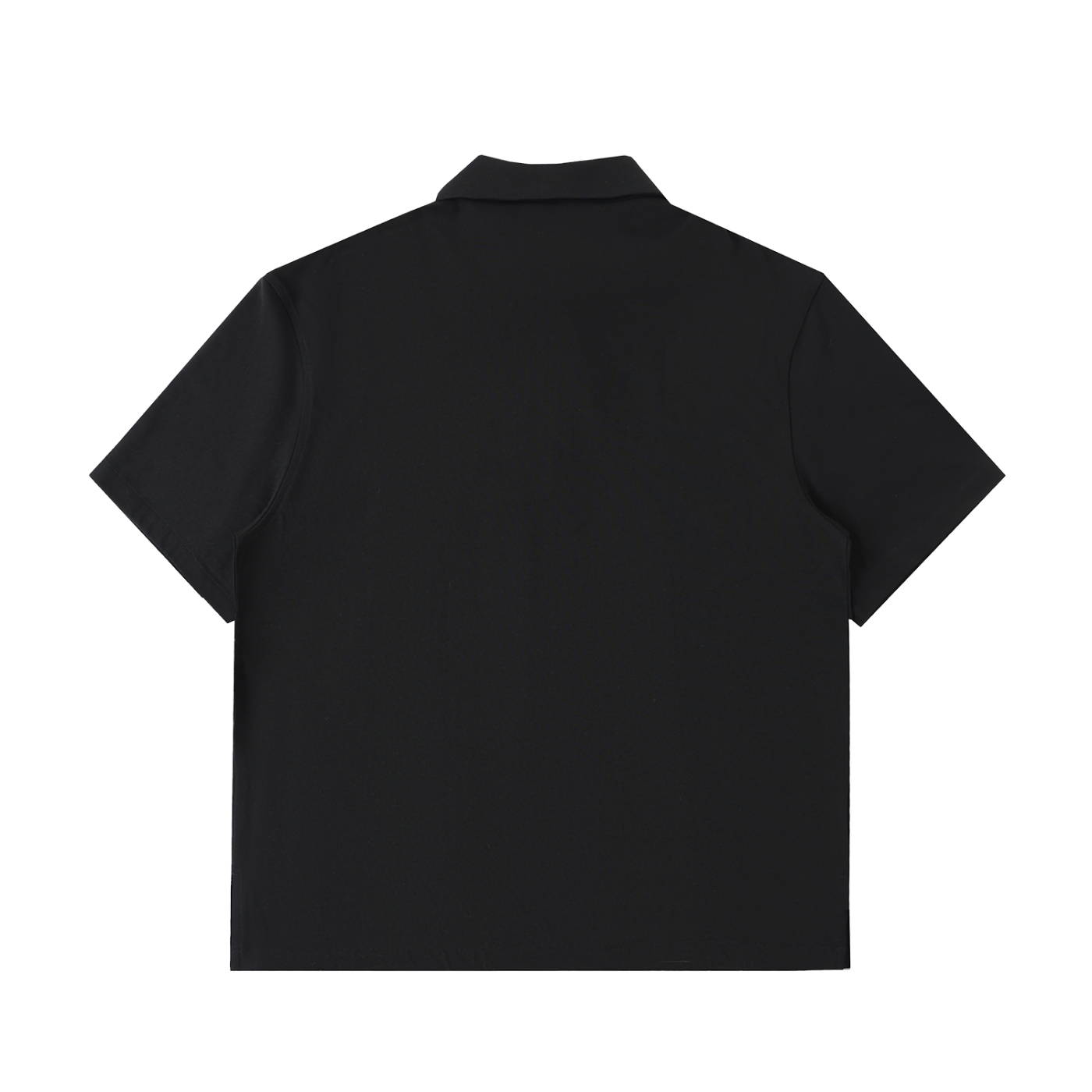 Half-Zip Cotton Polo Tee