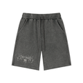 Y2K Mineral Wash Waffle Knit Shorts