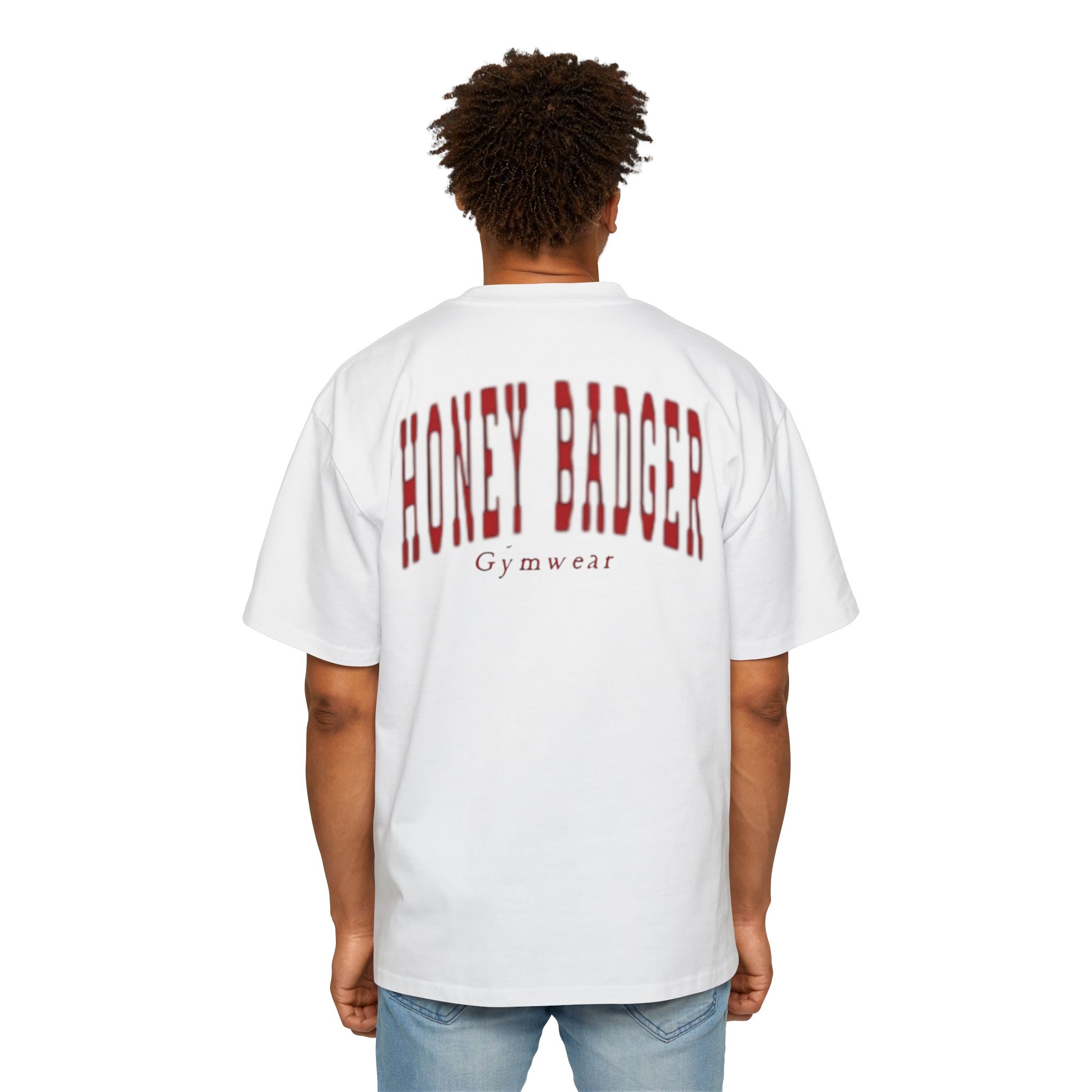 Oversized tee version of PUMP COVER (red)