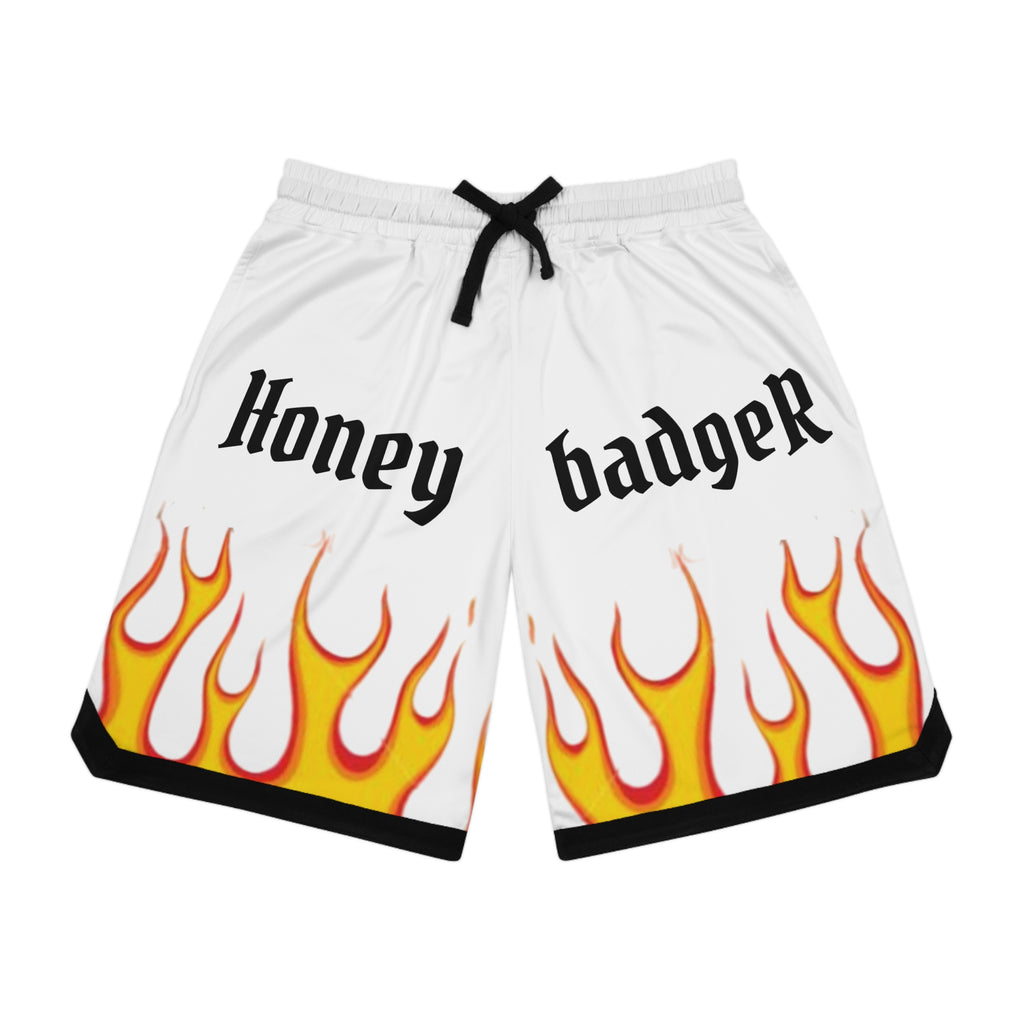 FLAME Shorts (White/ Orange/ Black)