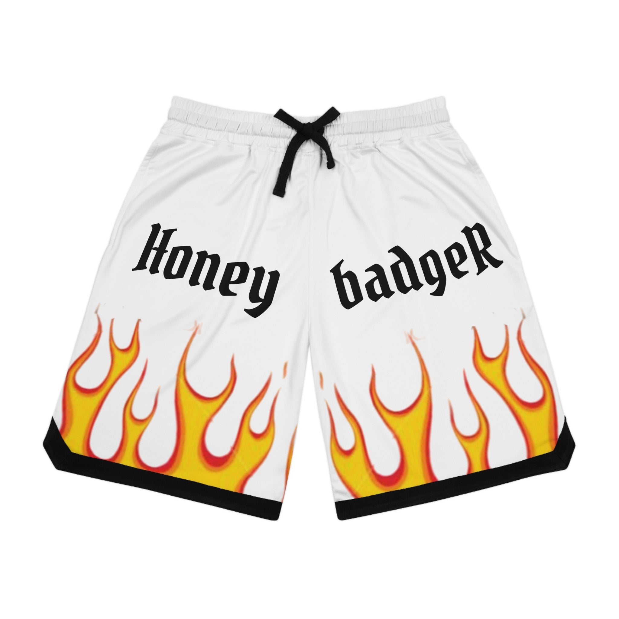 FLAME Shorts (White/ Orange/ Black)