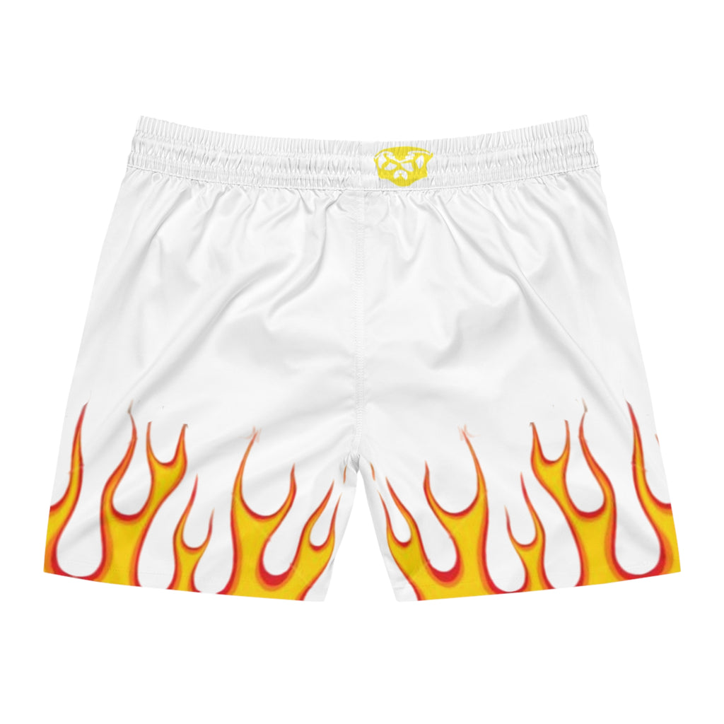 FLAME Swim/anywhere  SHORTS  (White/ Orange / Orange)