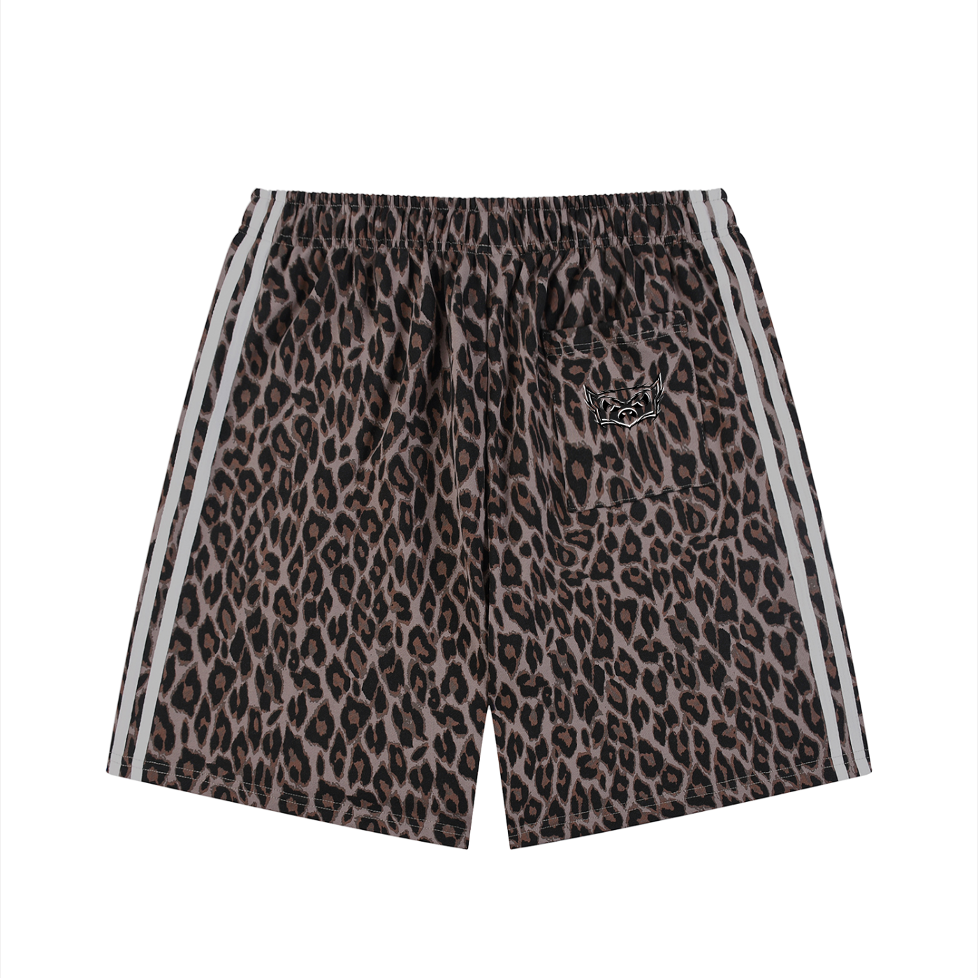 Y2K Leopard Drawstring Shorts