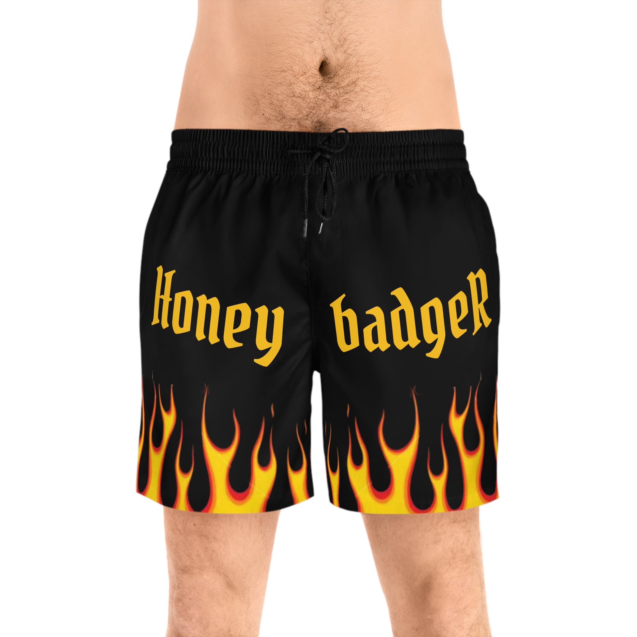 FLAME Swim/anywhere  SHORTS  (Black/ Orange)