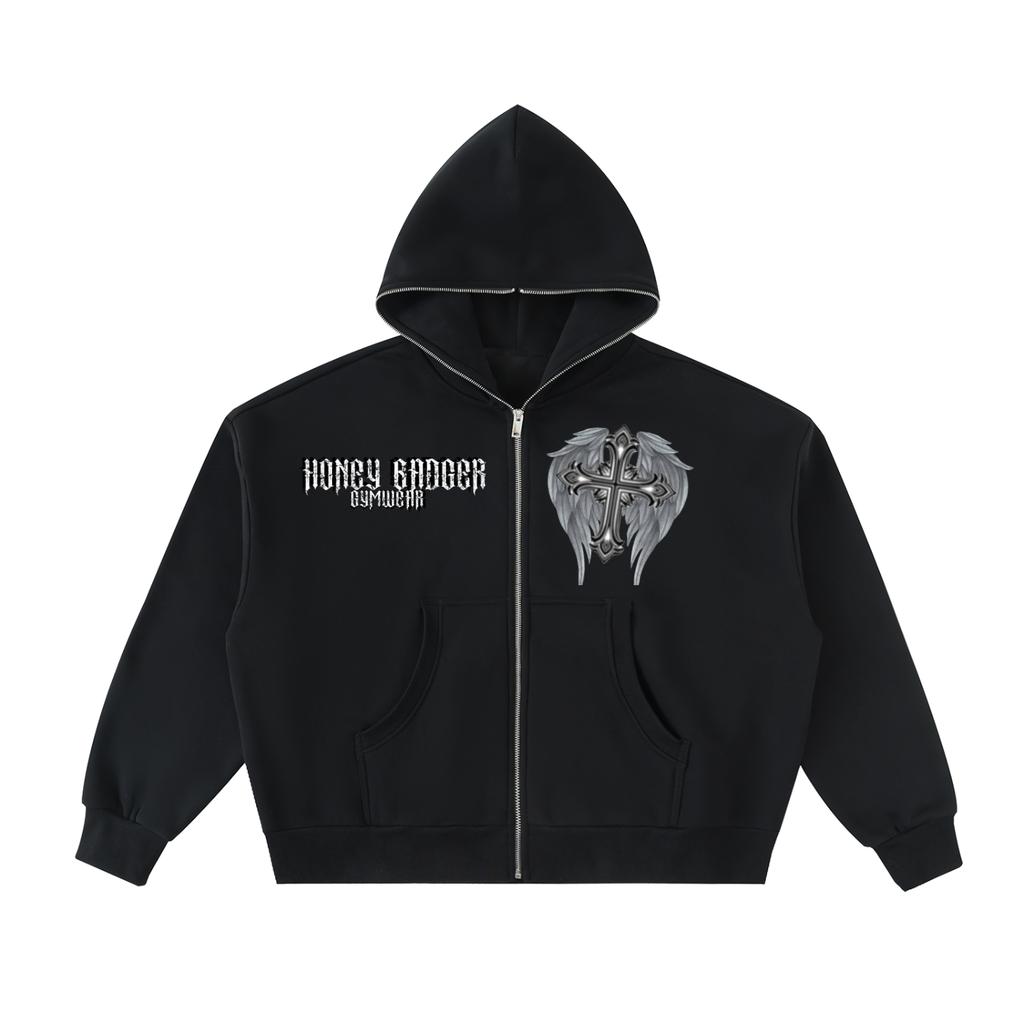 Seraphin Full-Zip Boxy Hoodie