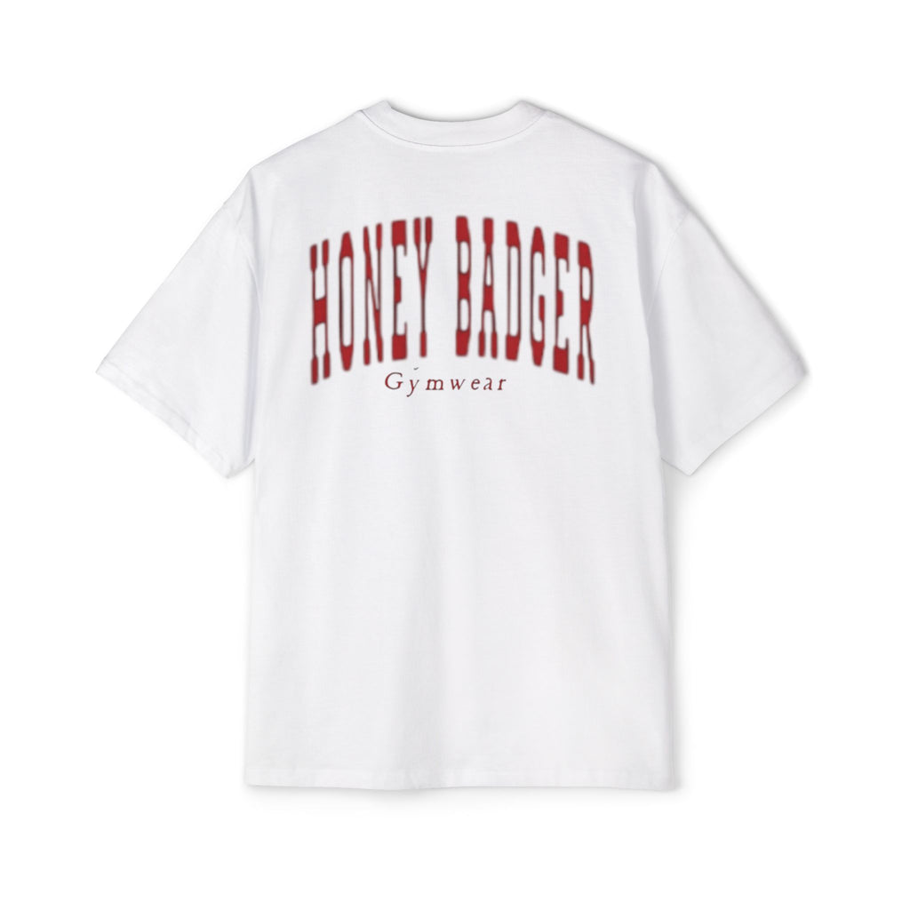 Oversized tee version of PUMP COVER (red)