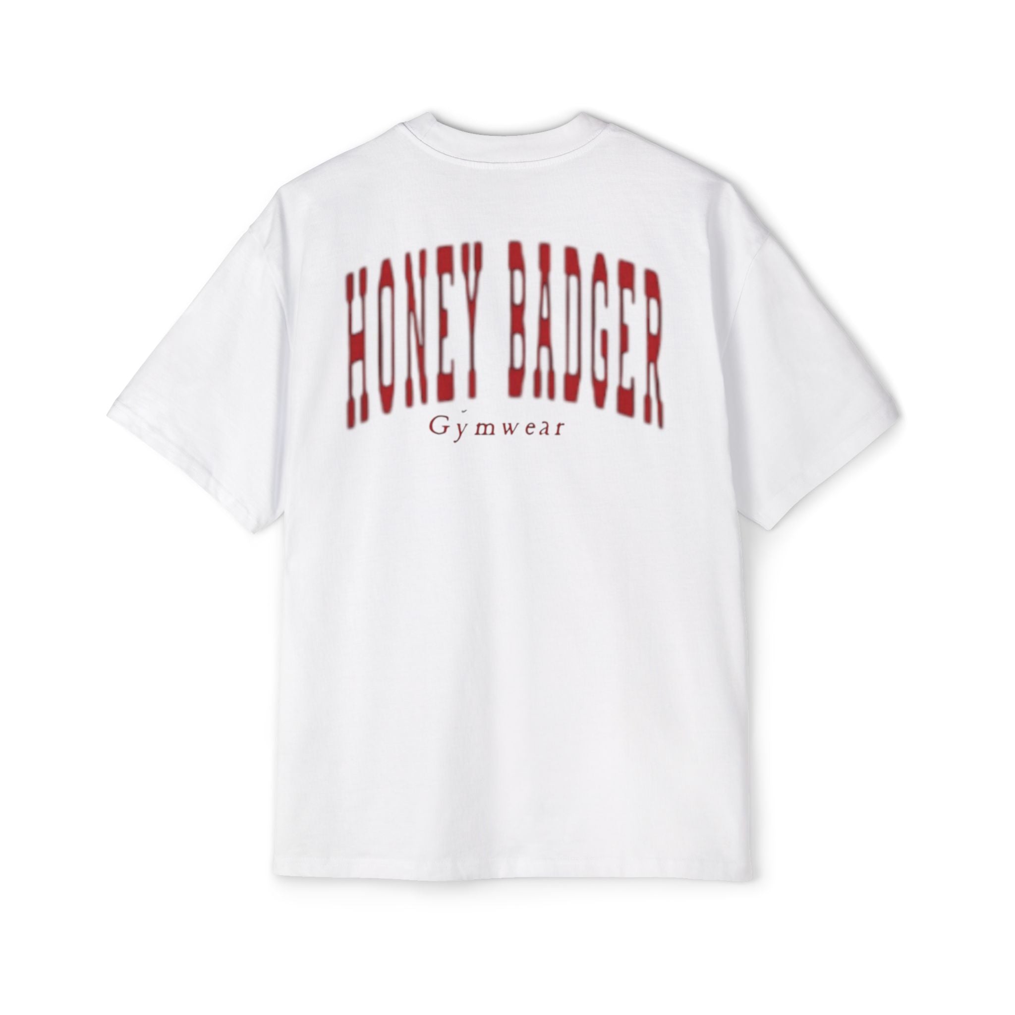 Oversized tee version of PUMP COVER (red)
