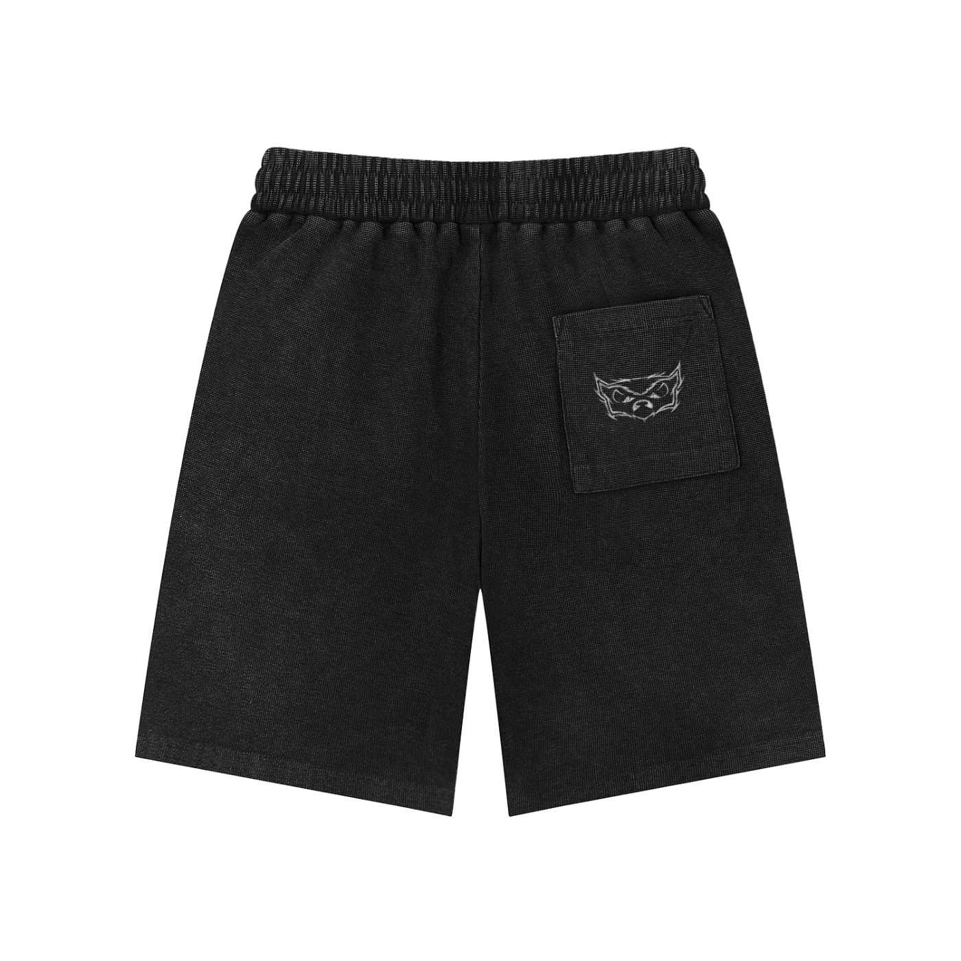 Y2K Mineral Wash Waffle Knit Shorts