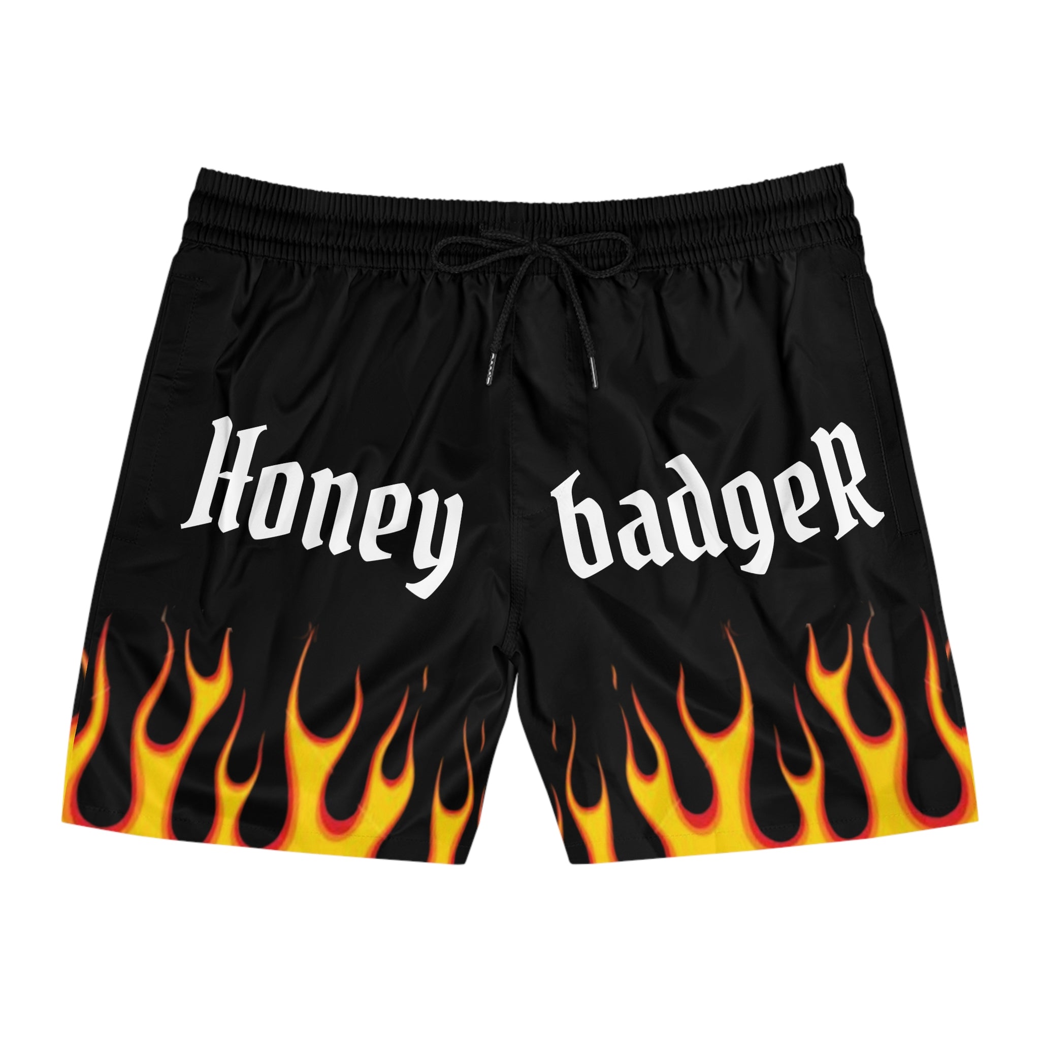 FLAME Swim/anywhere  SHORTS  (Black/ Orange / White)