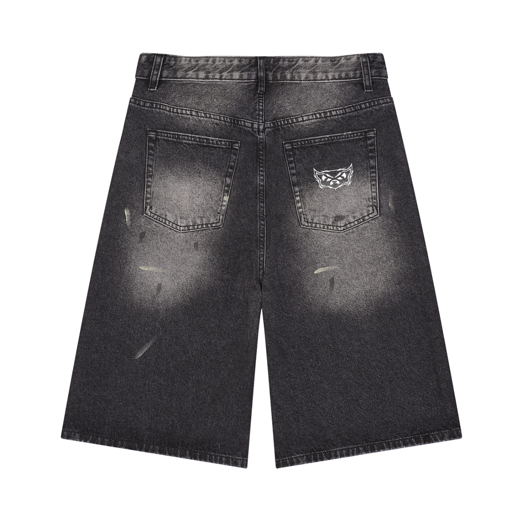 Y2K Black Denim Shorts