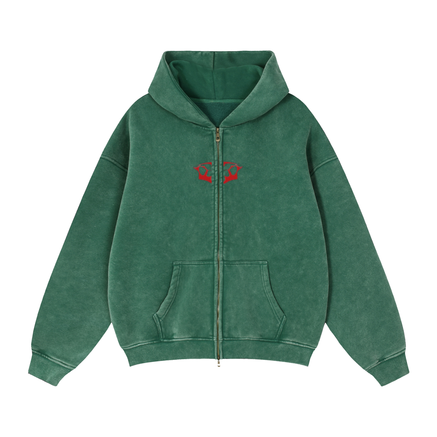 UNIT Fleece Hoodie (Zipper/Stonewashed)
