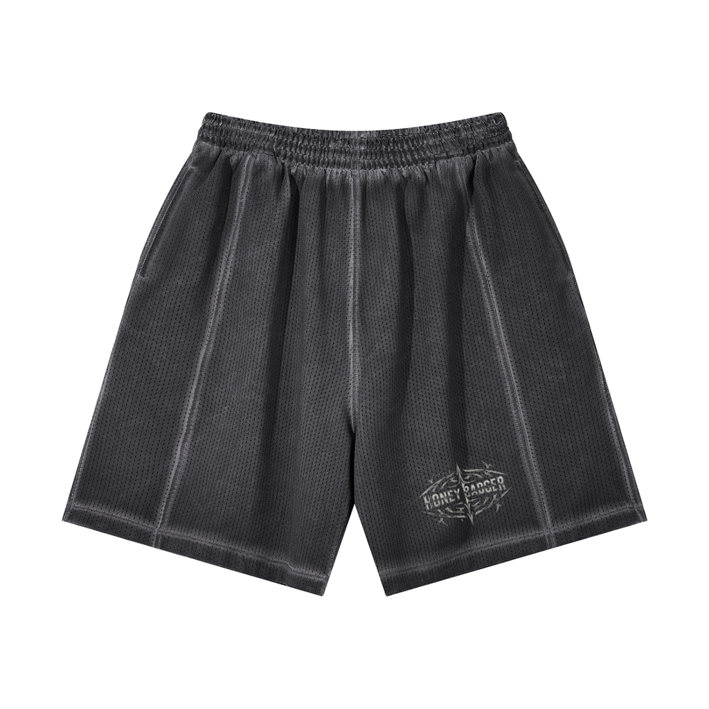 Y2K Vintage Wash Mesh Shorts
