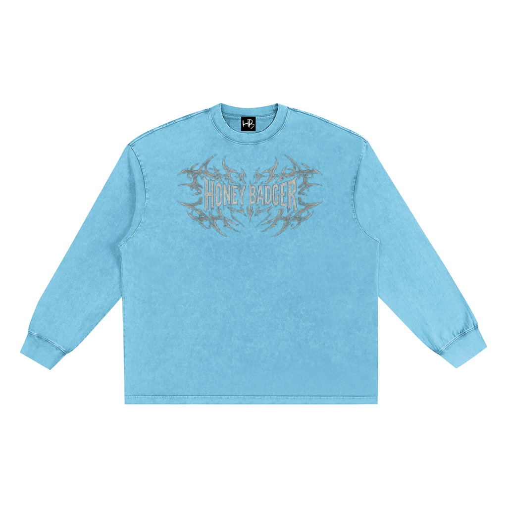 Y2K Snow Washed Long Sleeve Tee