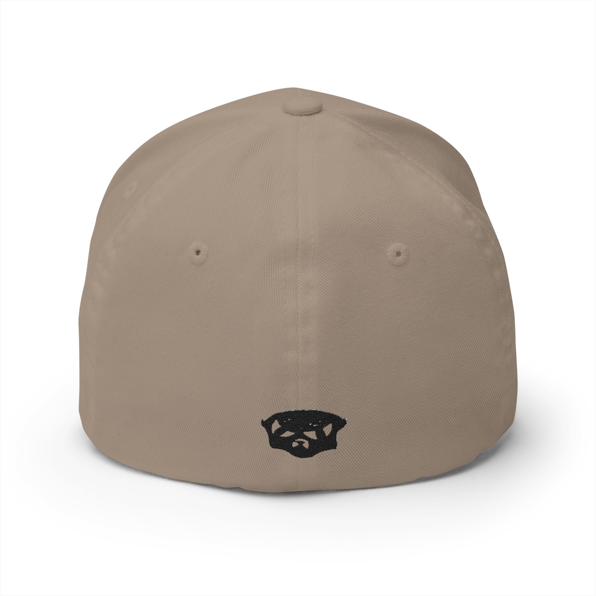CROOKED Fitted Hat (Embroidery/Black Letters)