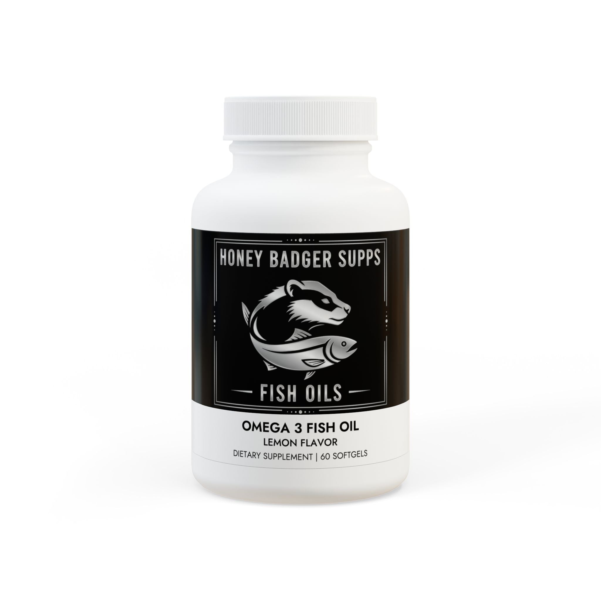 Omega 3 FISH OIL Supplement (60 Softgels)