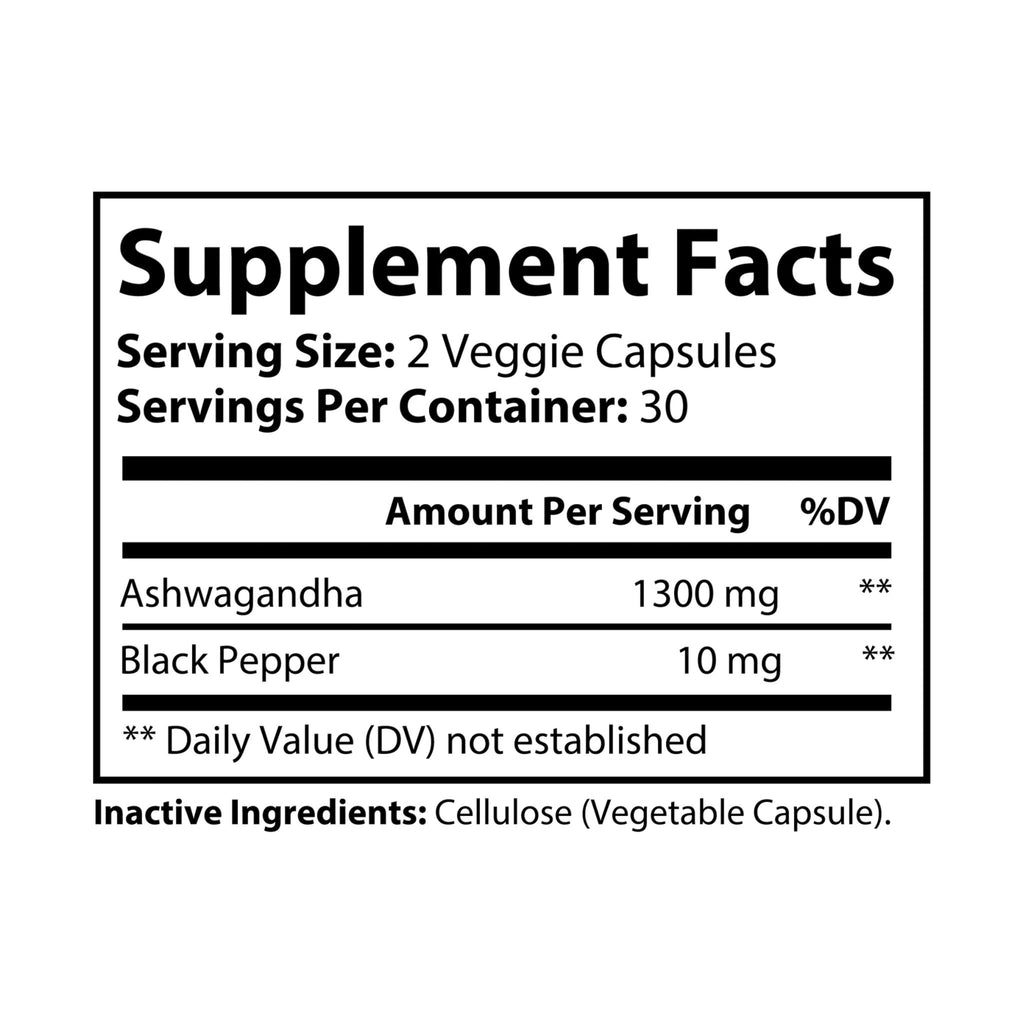 Ashwagandha Supplement (60 capsules)