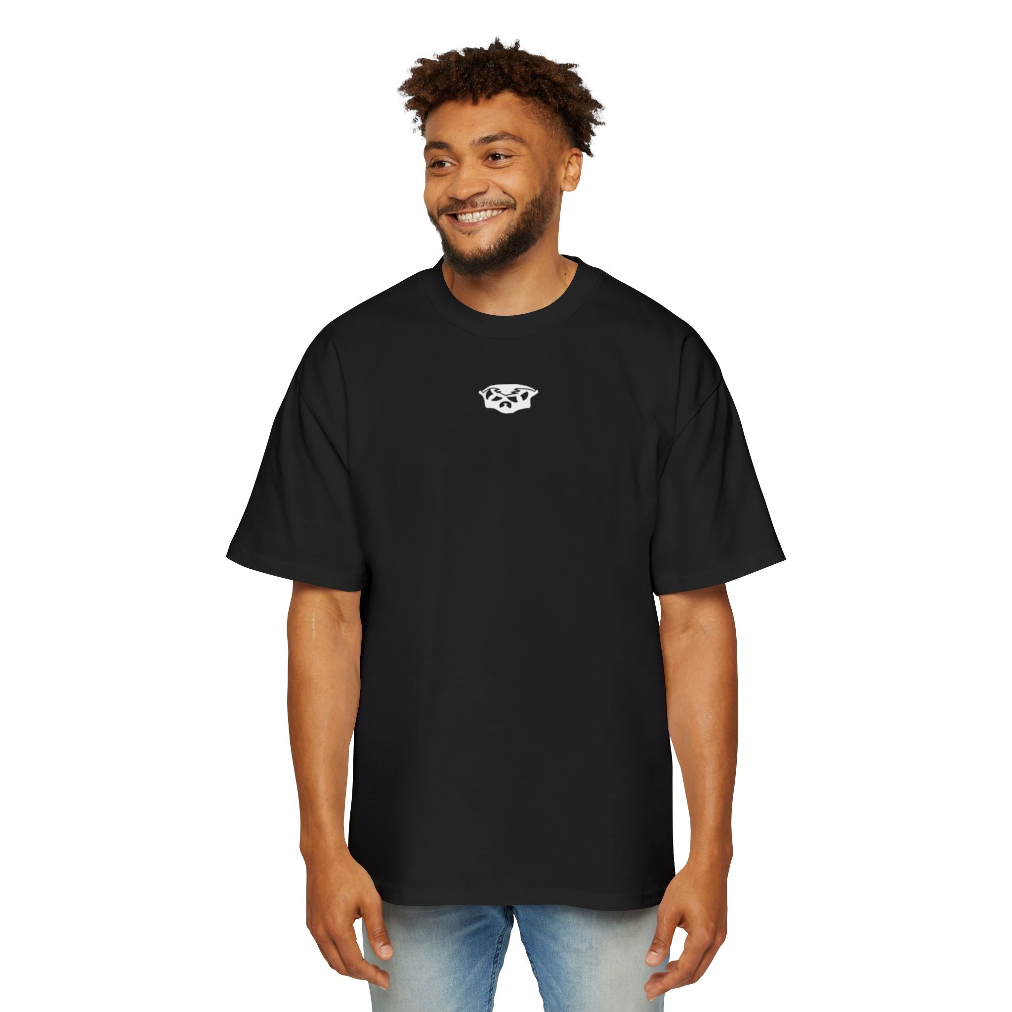 Oversized tee version of PUMP COVER (white)