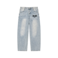 Y2K Enzyme Wash Wide Leg Jeans