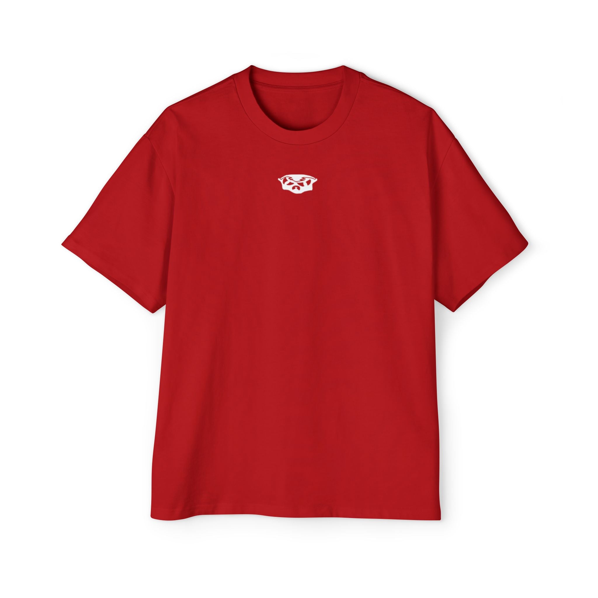 Oversized tee version of PUMP COVER (white)