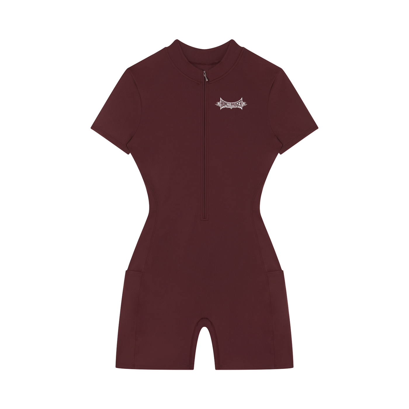 Y2K Women's Zip Short Sleeve Romper