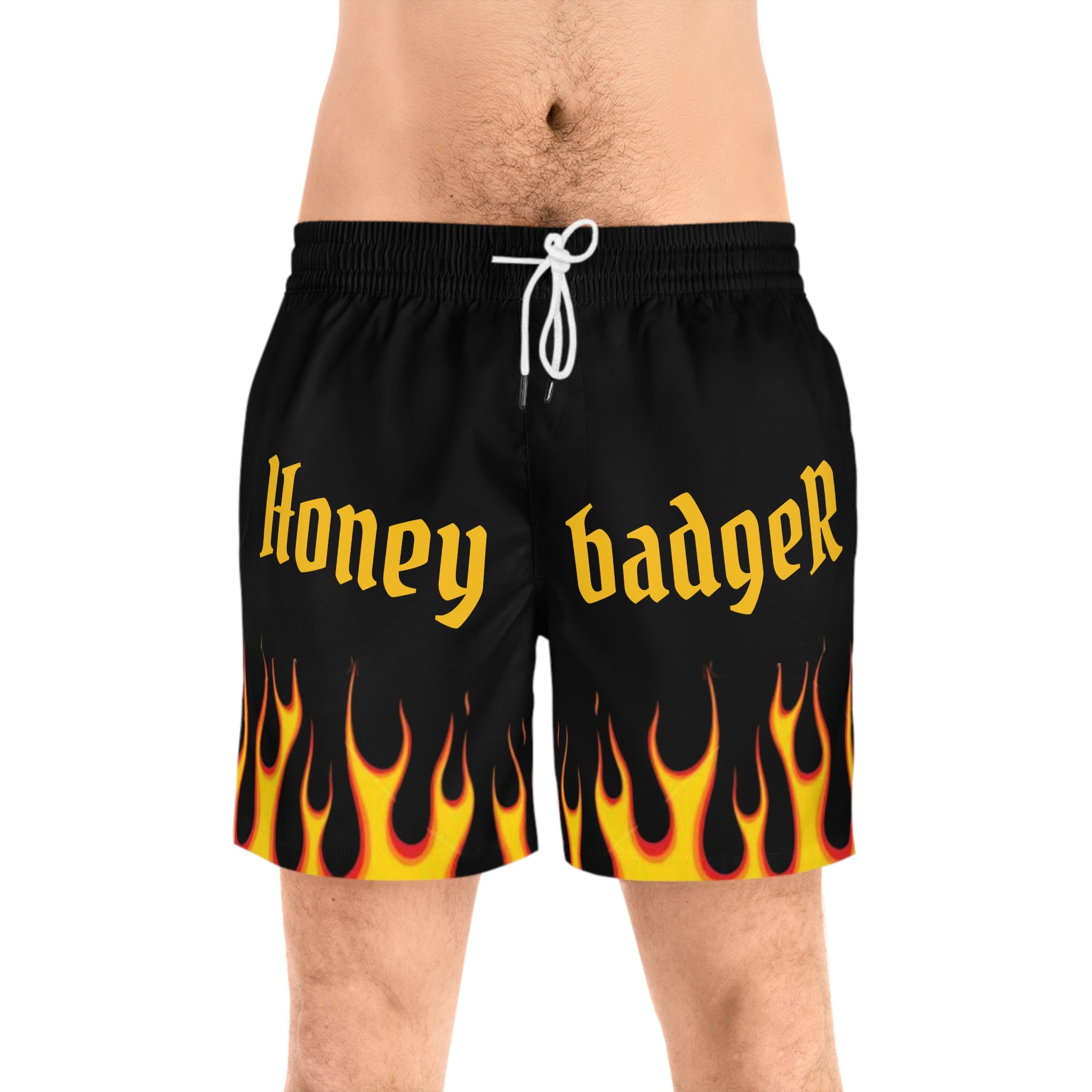 FLAME Swim/anywhere  SHORTS  (Black/ Orange)