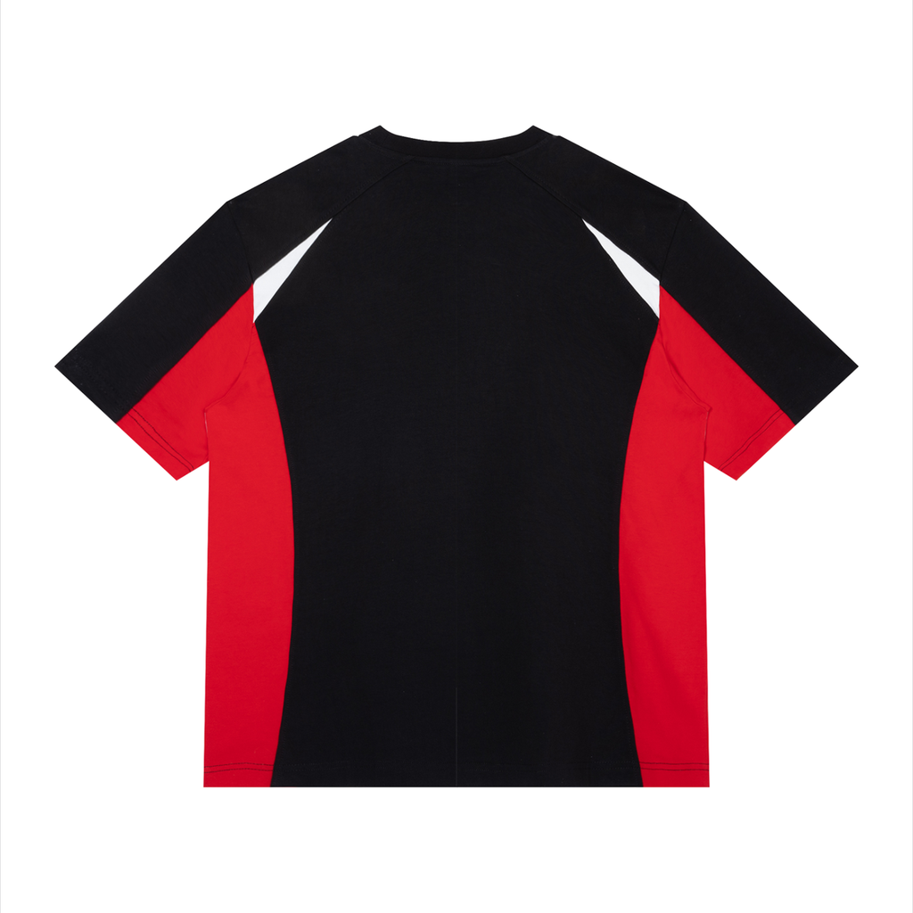 Y2K Retro Panel Baggy Tee