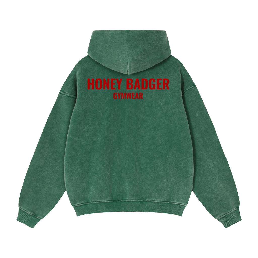 UNIT Fleece Hoodie (Zipper/Stonewashed)