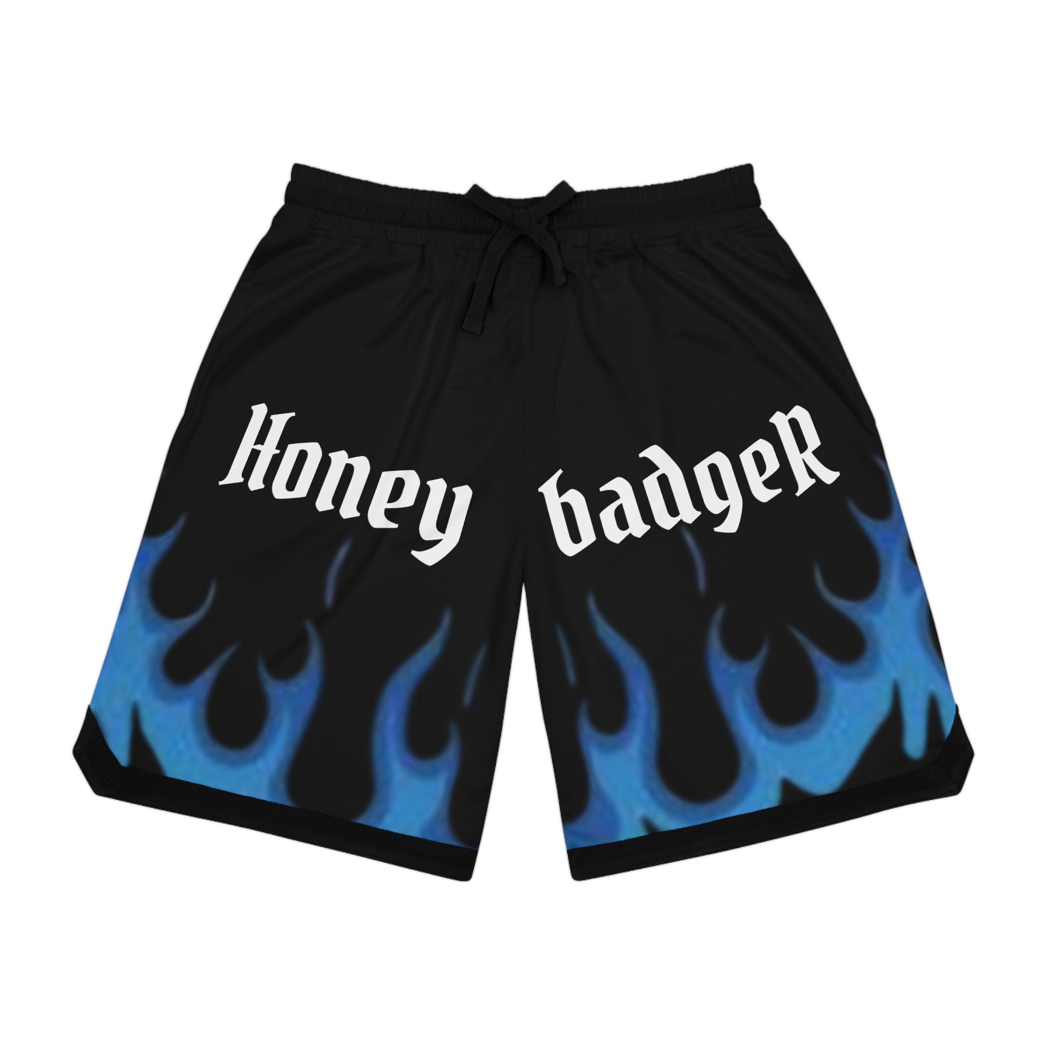 Flame Shorts (Black/Blue)